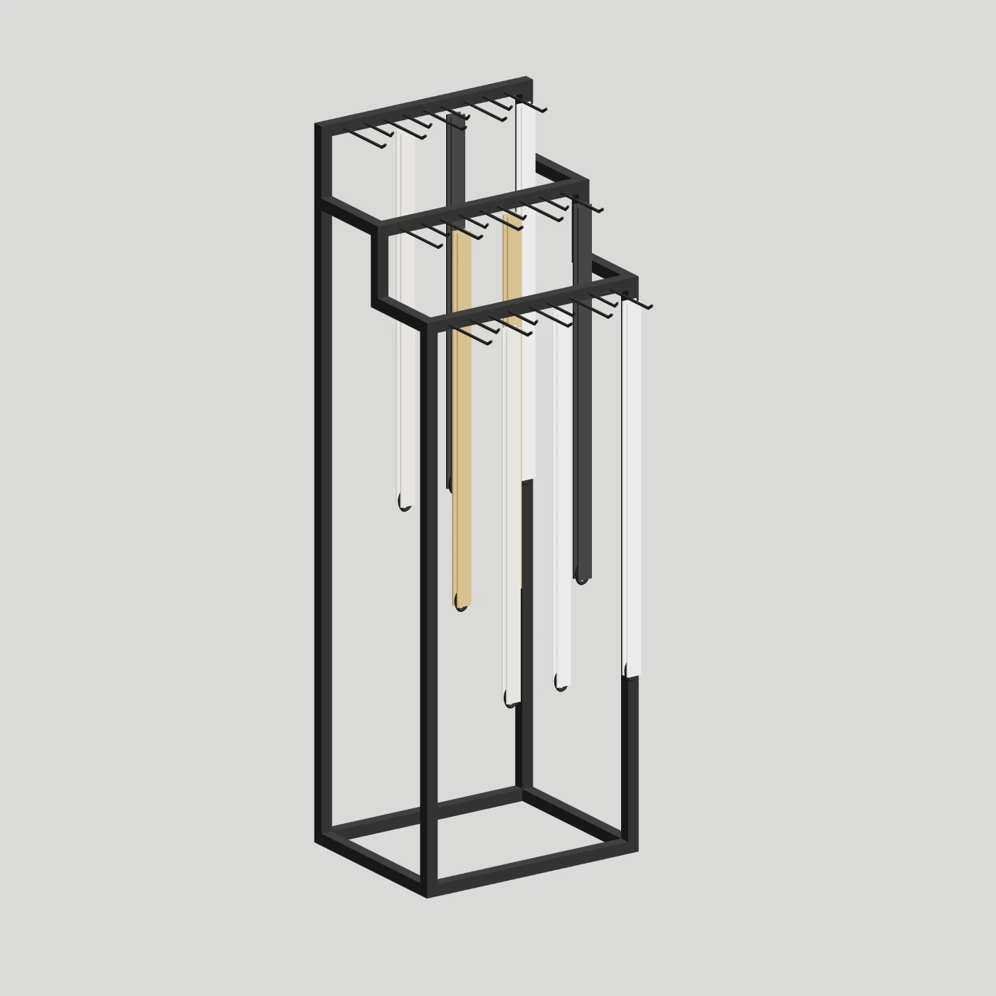 Stepped Belt & Accessory Stand · Compact — alternate angle