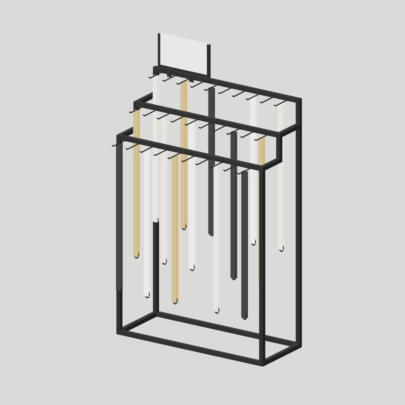 Stepped Belt & Accessory Stand · Wide — Long belt collection
