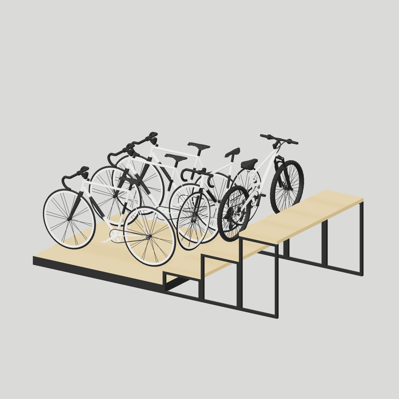 Bicycle Stage · Two Rows — Selected bicycle collection