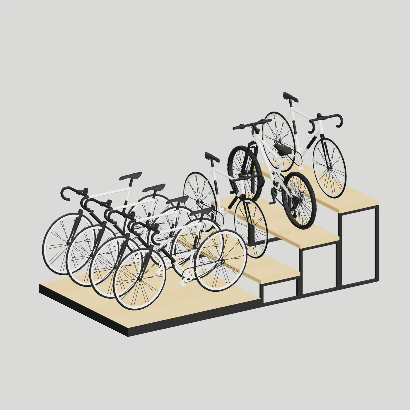 Bicycle Stage · Two Rows — alternate angle