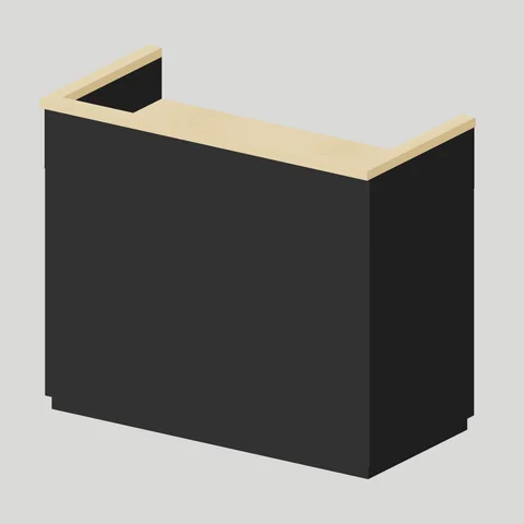 Drawer Checkout Counter · 1200