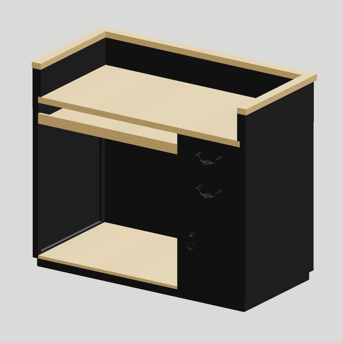 Drawer Checkout Counter · 1200 — alternate angle