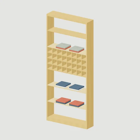 Cubby Display Wall