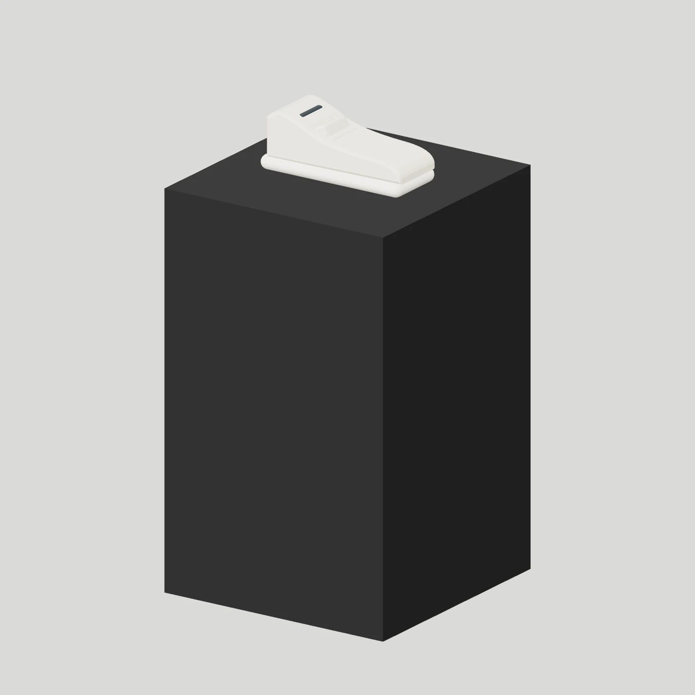Cube Display Plinth · H650 — Footwear focus