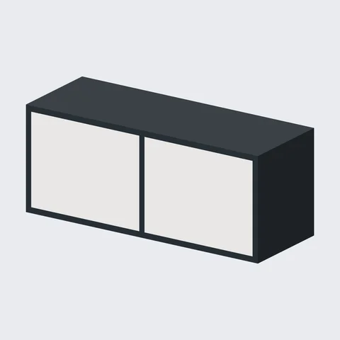 Two-Door Display Cabinet