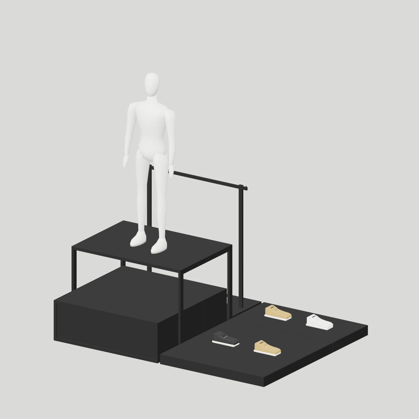 Table, Rail & Platform Module — Apparel & footwear