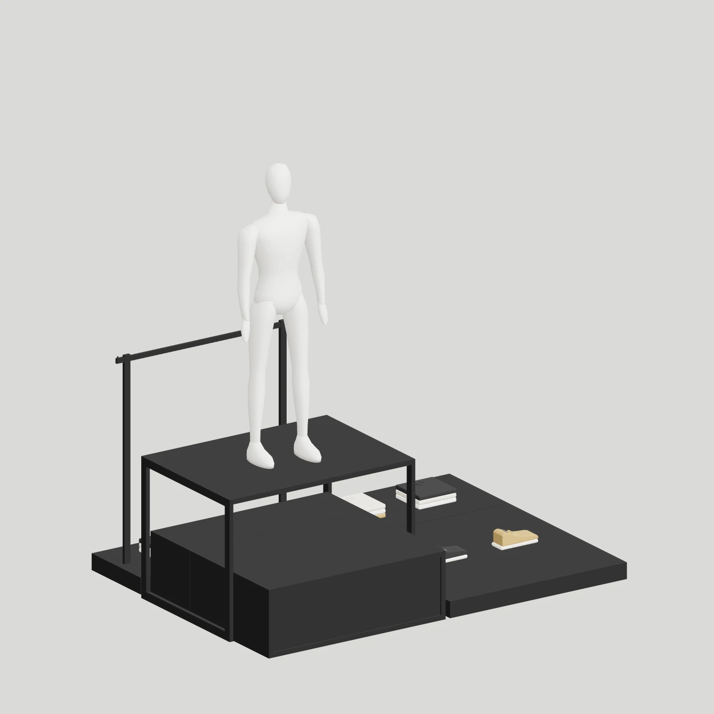 Table, Rail & Platform Module — alternate angle