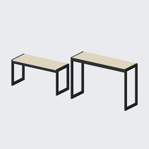 Wood-Top Nesting Tables