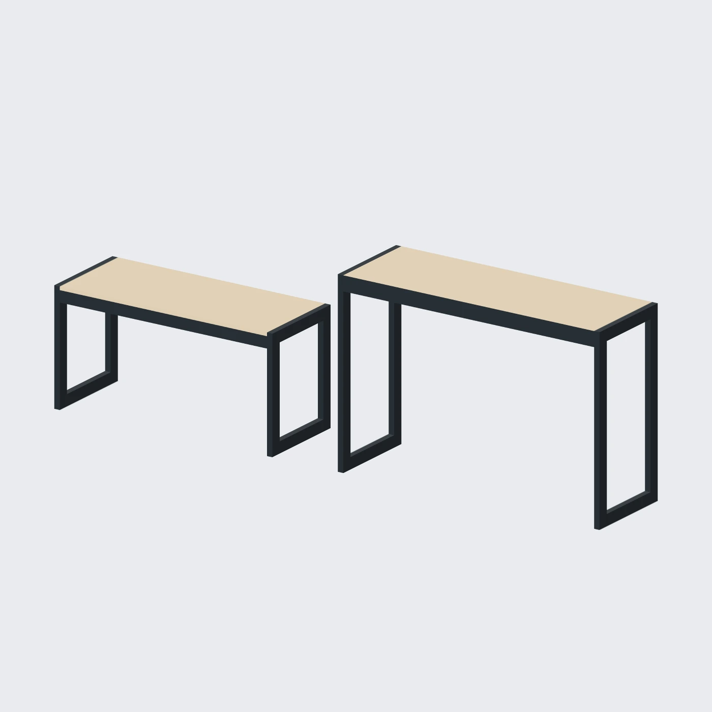 Wood-Top Nesting Tables