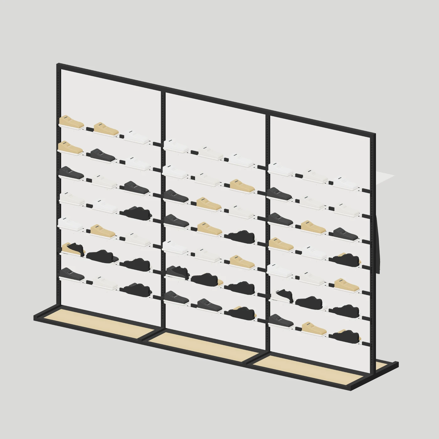 Panel Island · Footwear Arrangement — Footwear collection