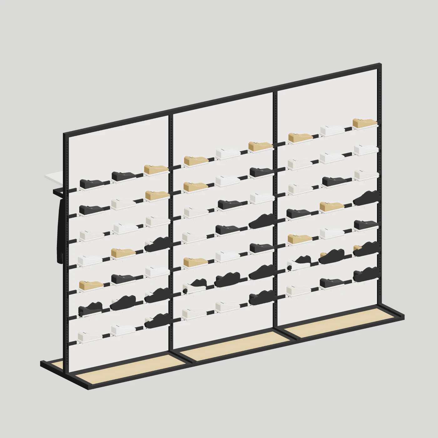 Panel Island · Footwear Arrangement — alternate angle