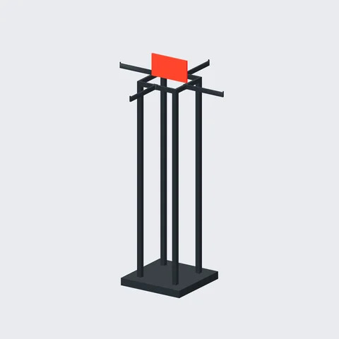 Four-Way Garment Stand