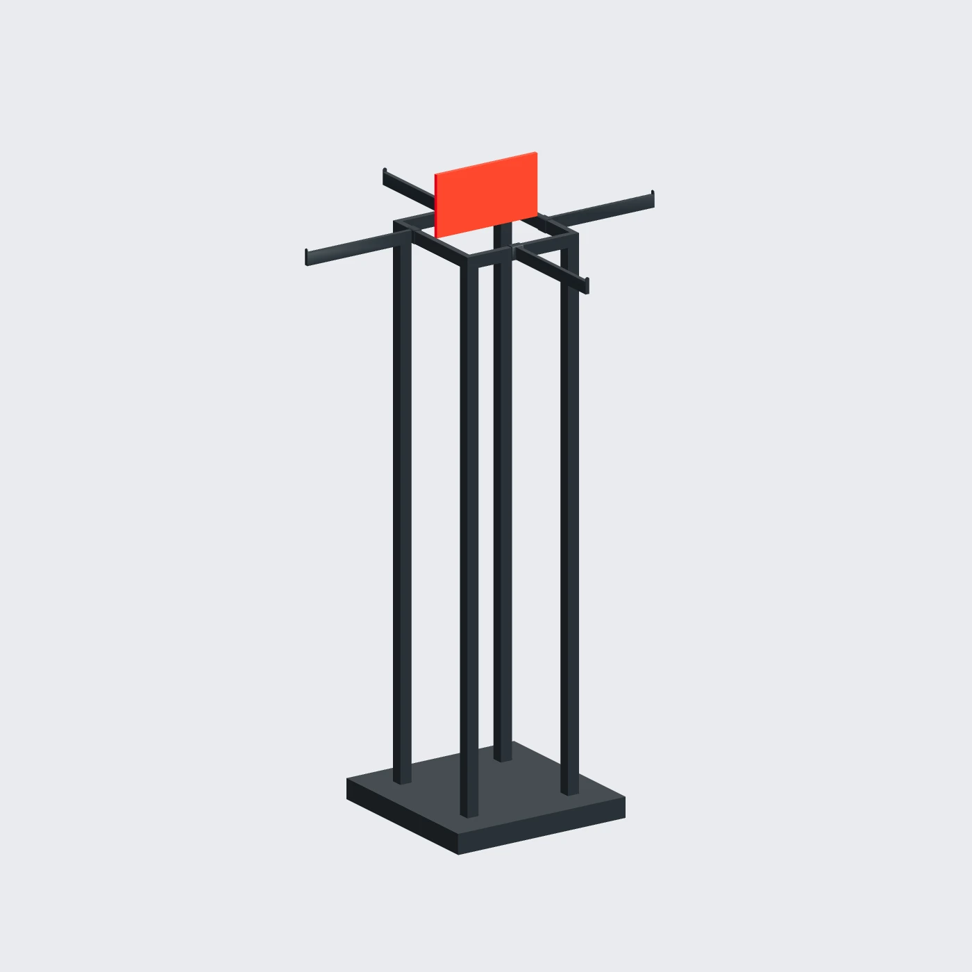 Four-Way Garment Stand — alternate angle