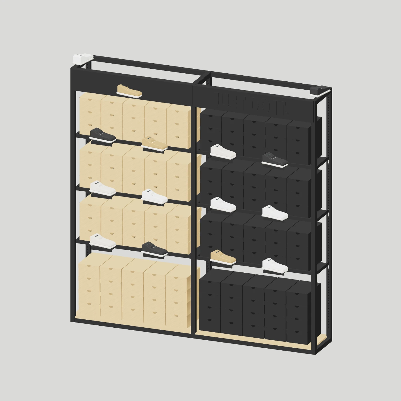 Framed Shoe-Box Display