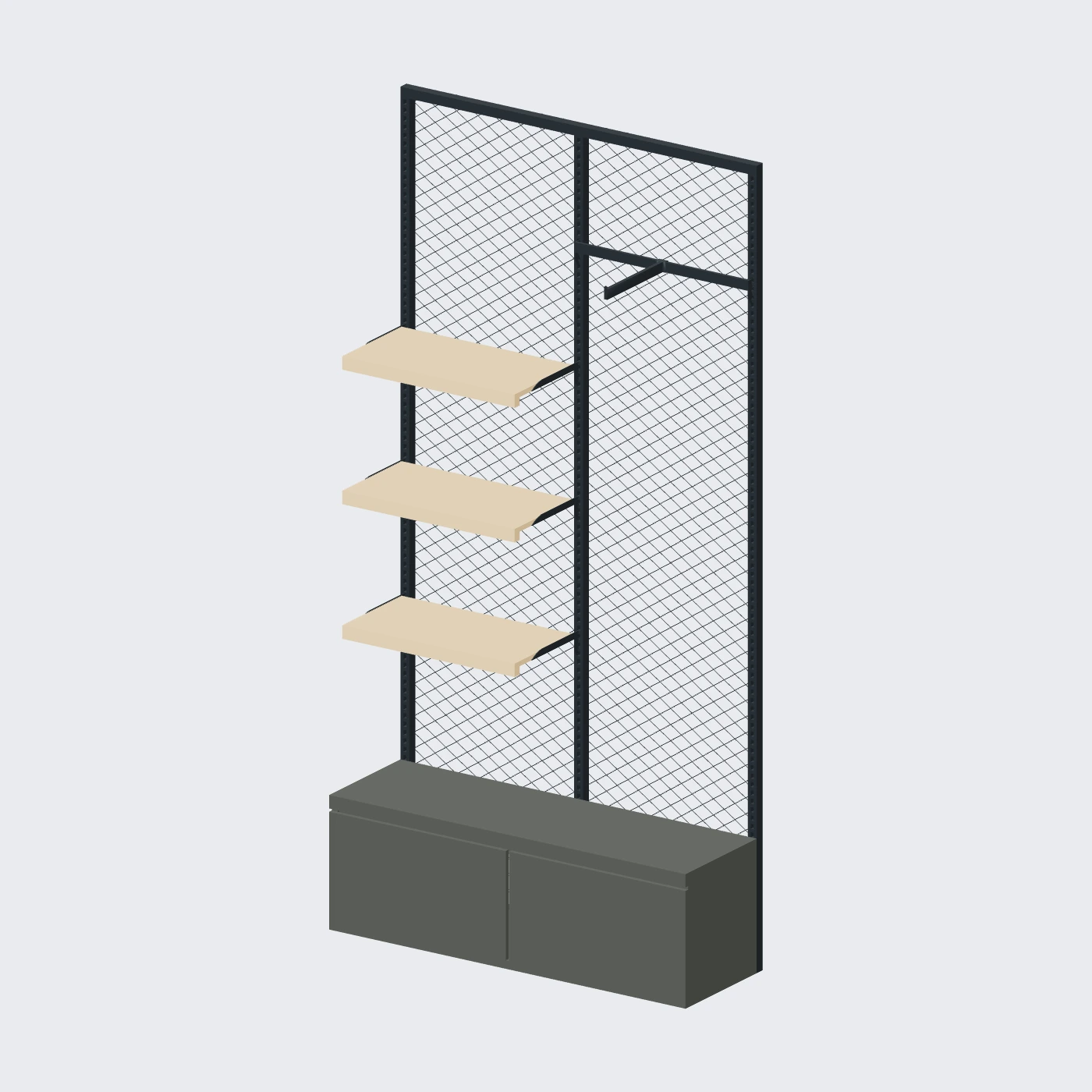 Mesh Storage Bay · 1200