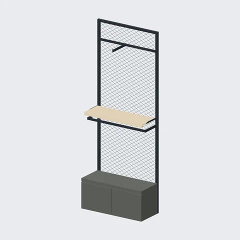 Mesh Storage Bay · 900