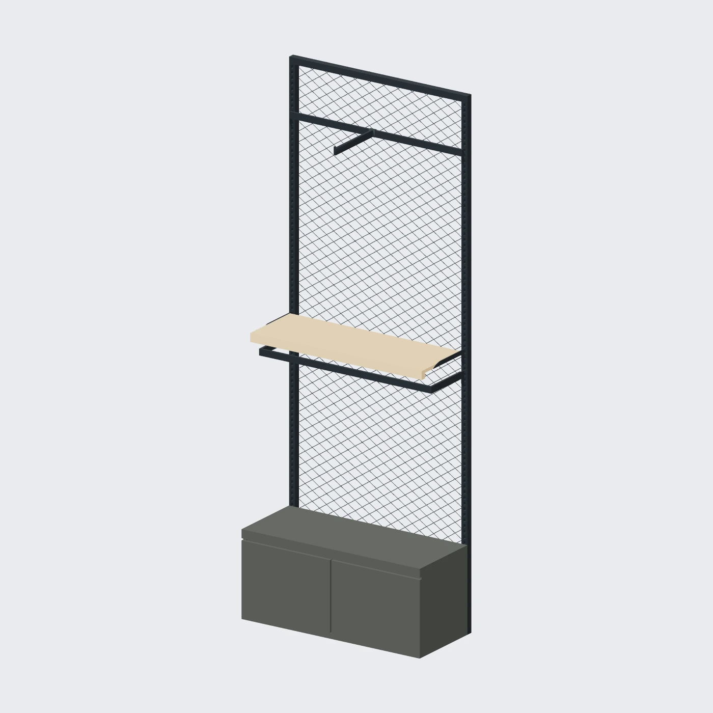 Mesh Storage Bay · 900