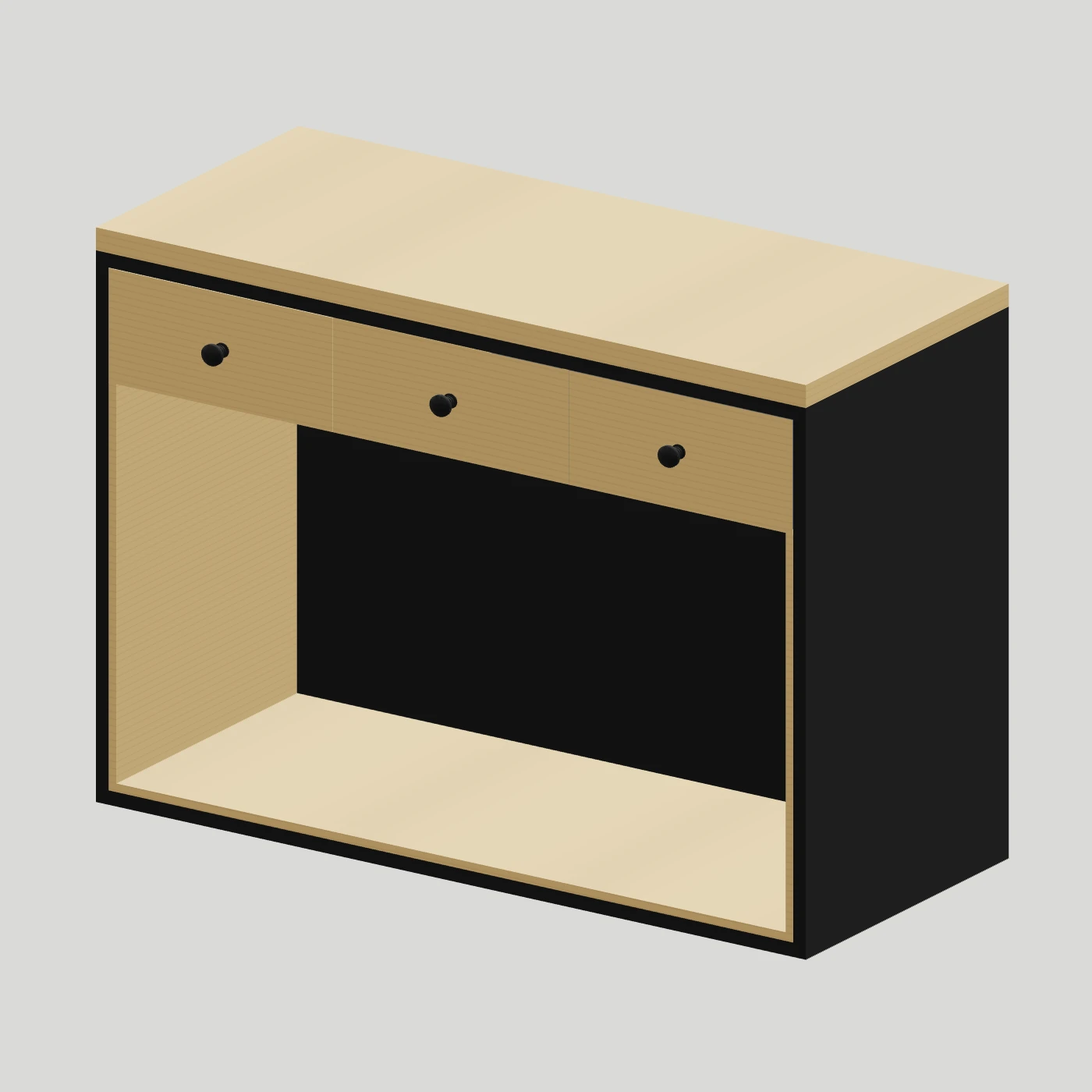 Mesh-Front Checkout Counter — alternate angle