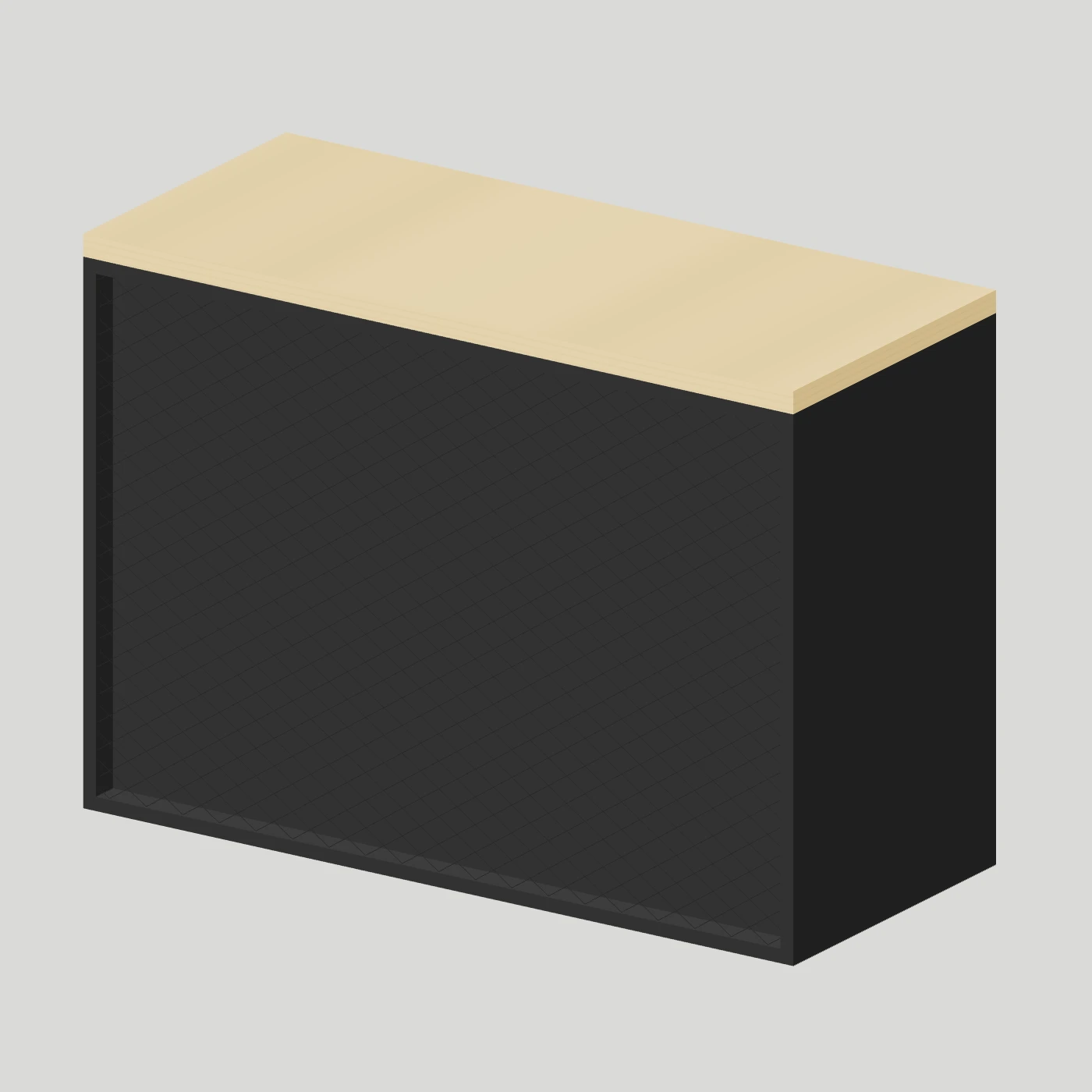 Mesh-Front Checkout Counter