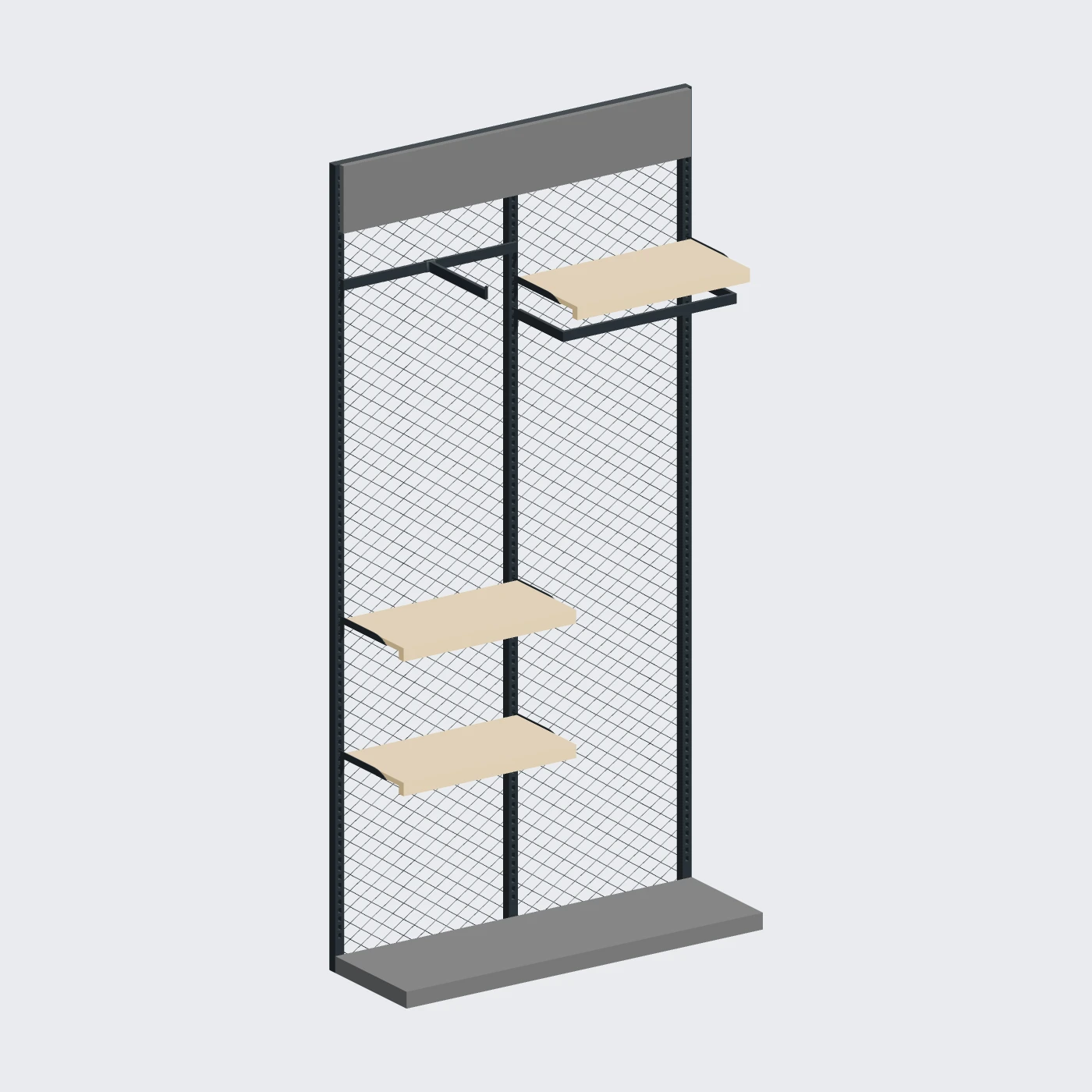 Mesh Wall Bay · 1200 — alternate angle