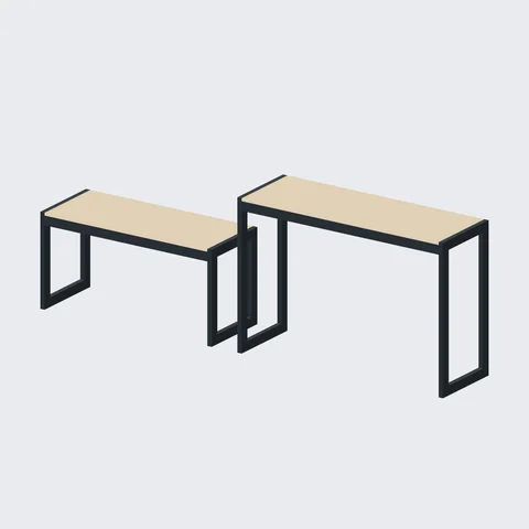 Narrow Nesting Tables