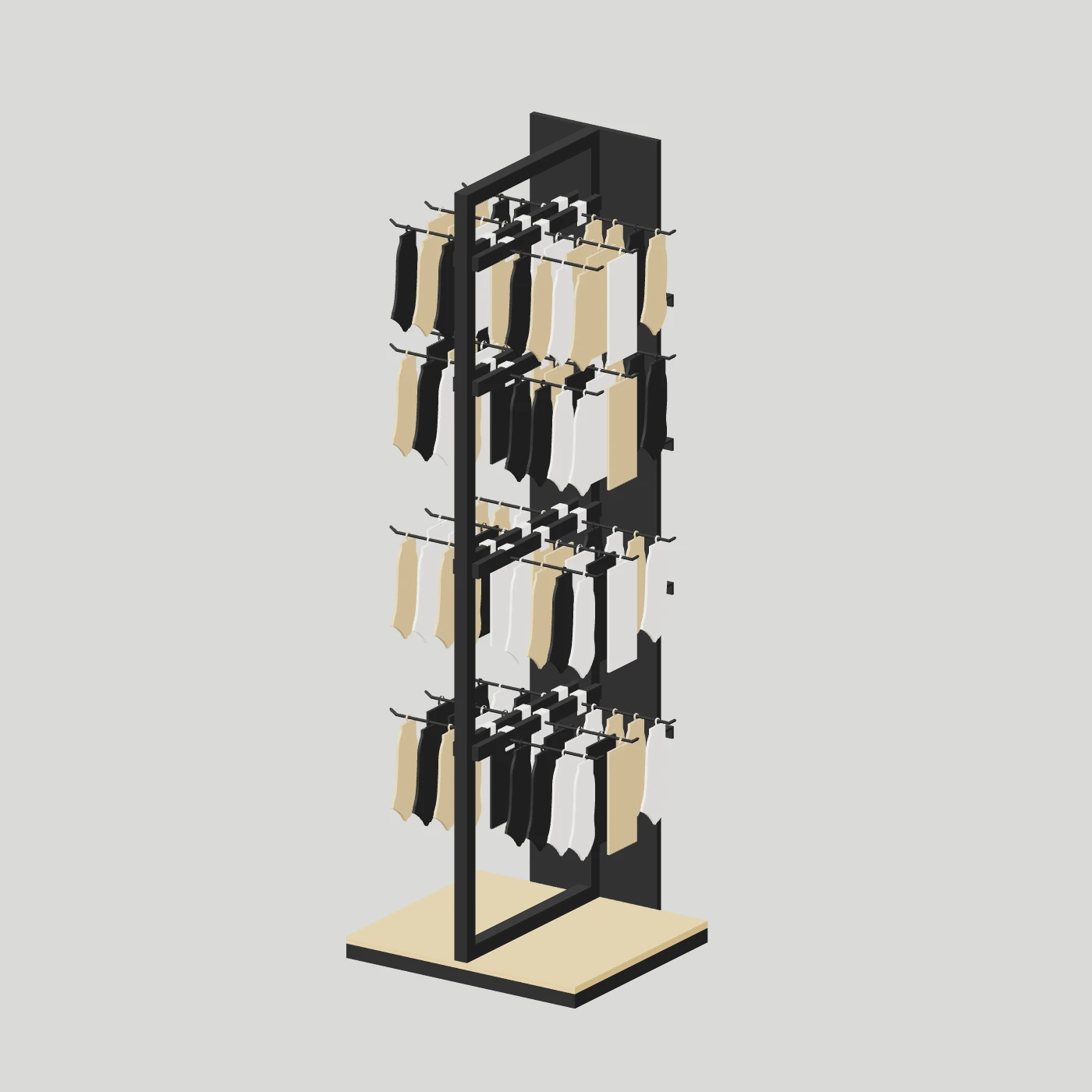 Two-Face Sock Stand · Four Rows