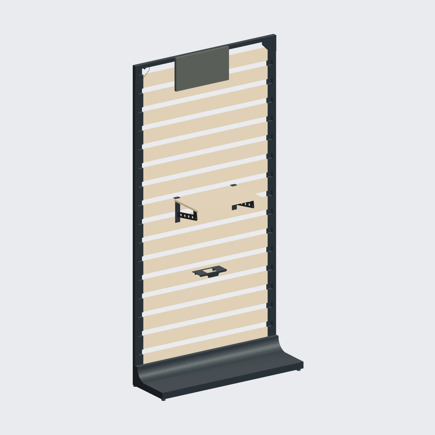 Slatwall Sports Display — alternate angle