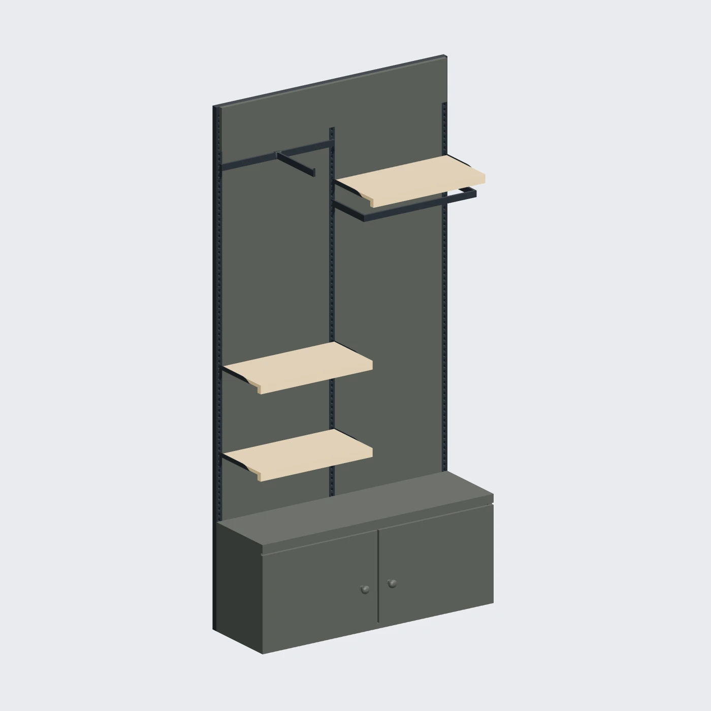 Panel Bay with Storage — alternate angle