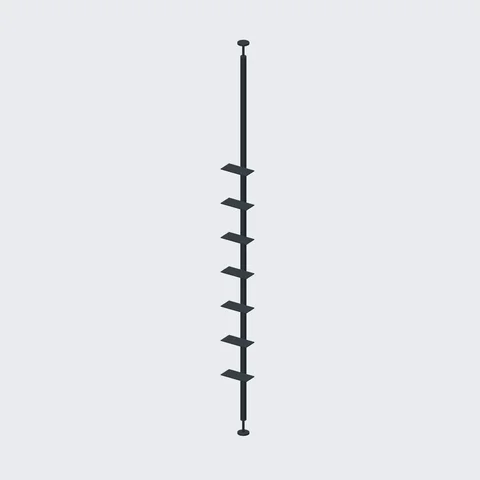 Round Shoe Display Column