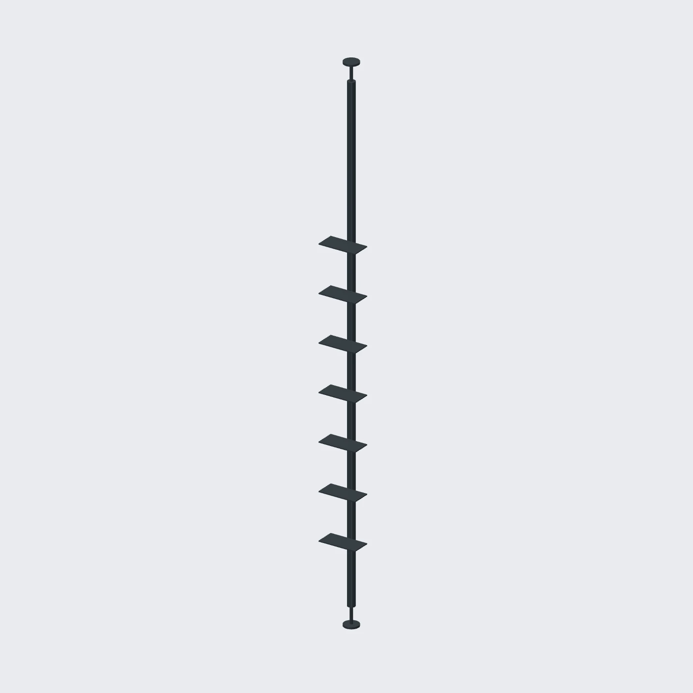 Round Shoe Display Column