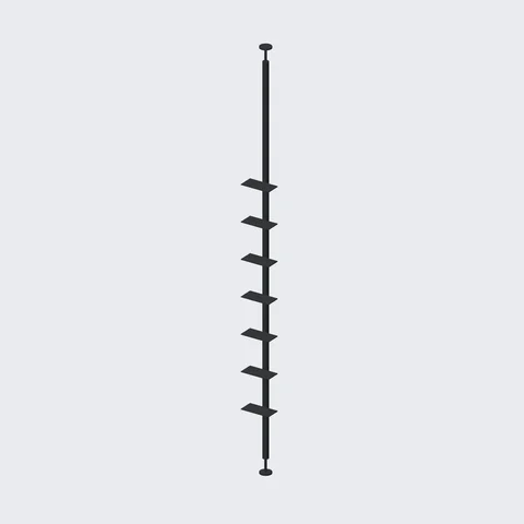 Round Shoe Display Column