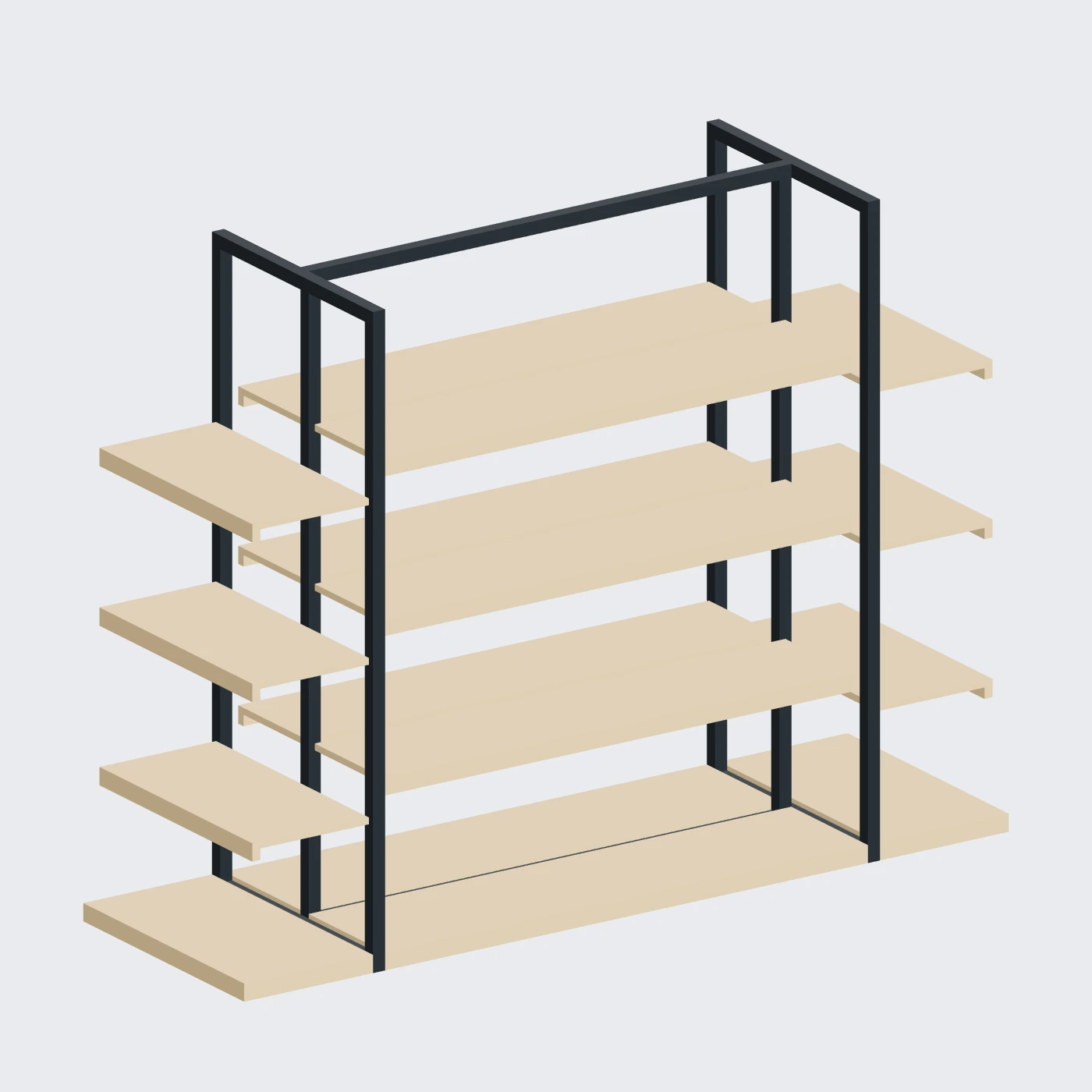 End-Shelf Island · Single Bay — alternate angle