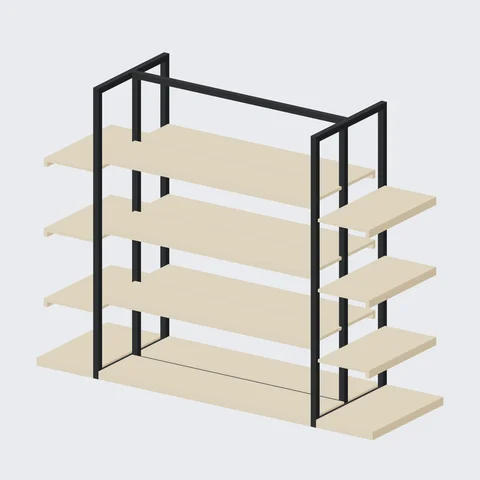 End-Shelf Island · Single Bay