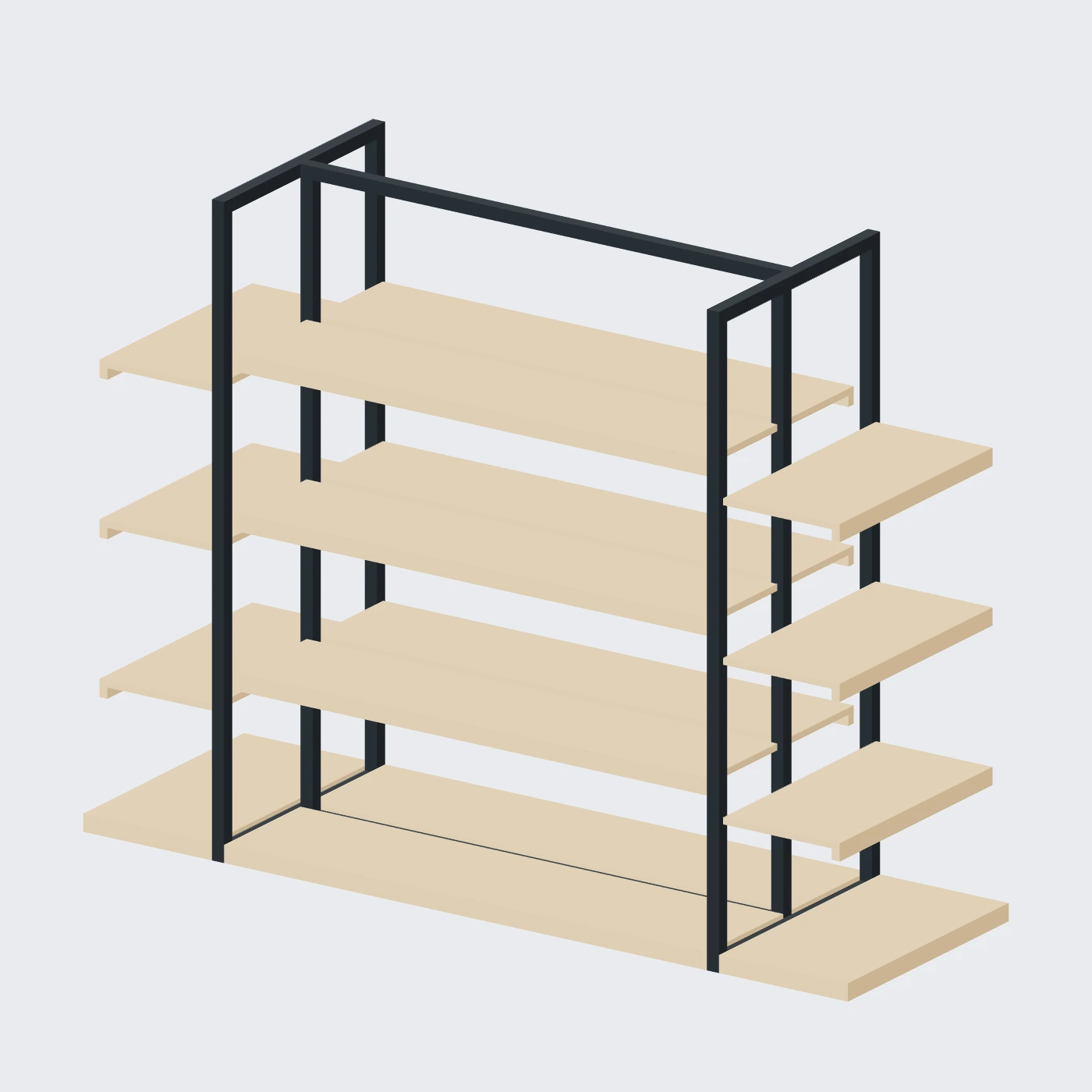 End-Shelf Island · Single Bay