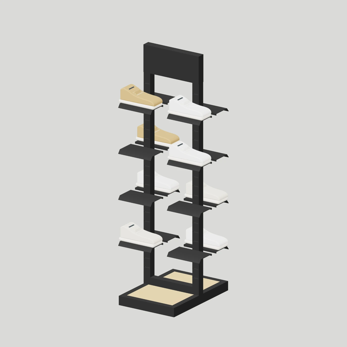 Double-Sided Shoe Island · 500 / H1350
