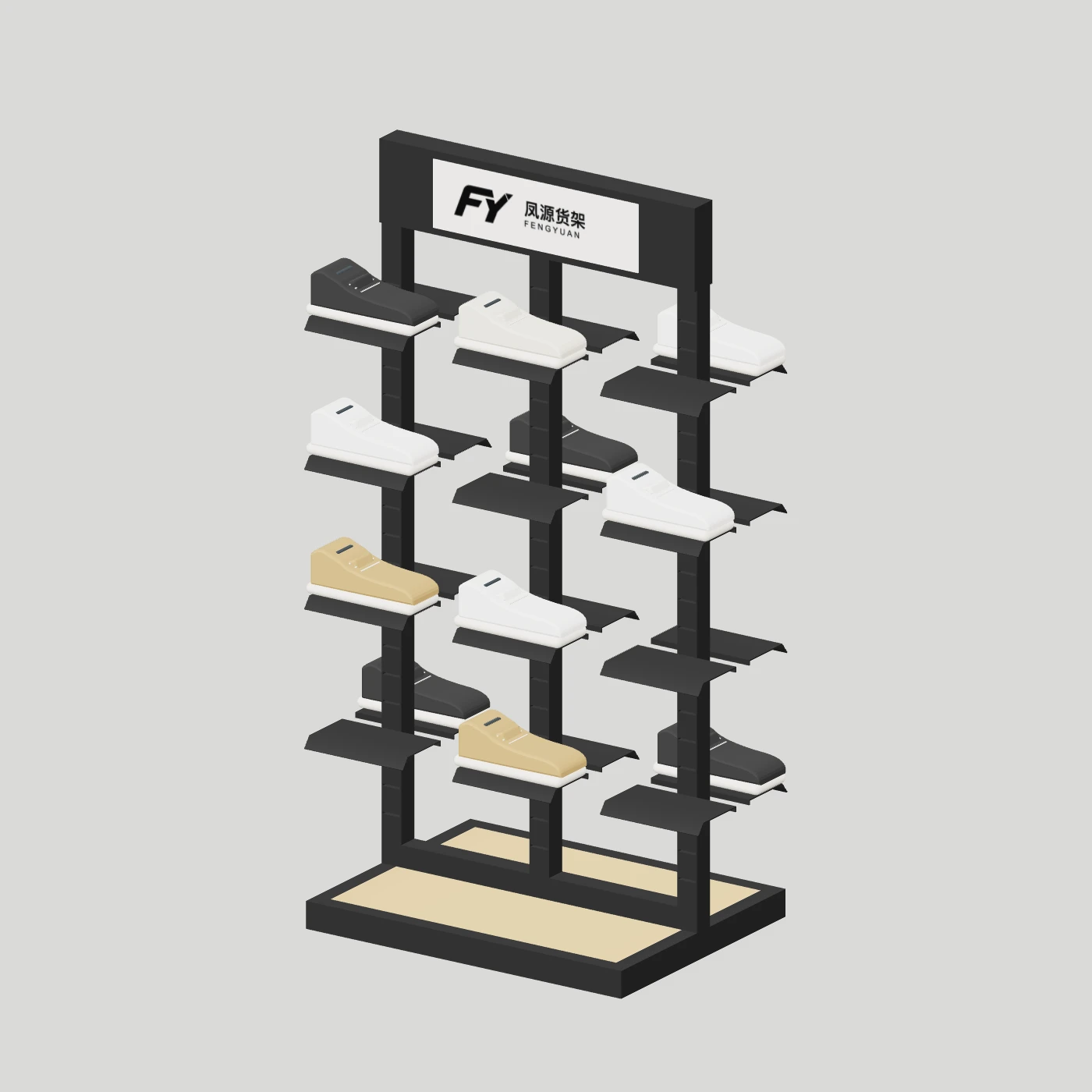 Double-Sided Shoe Island · 800 / H1350