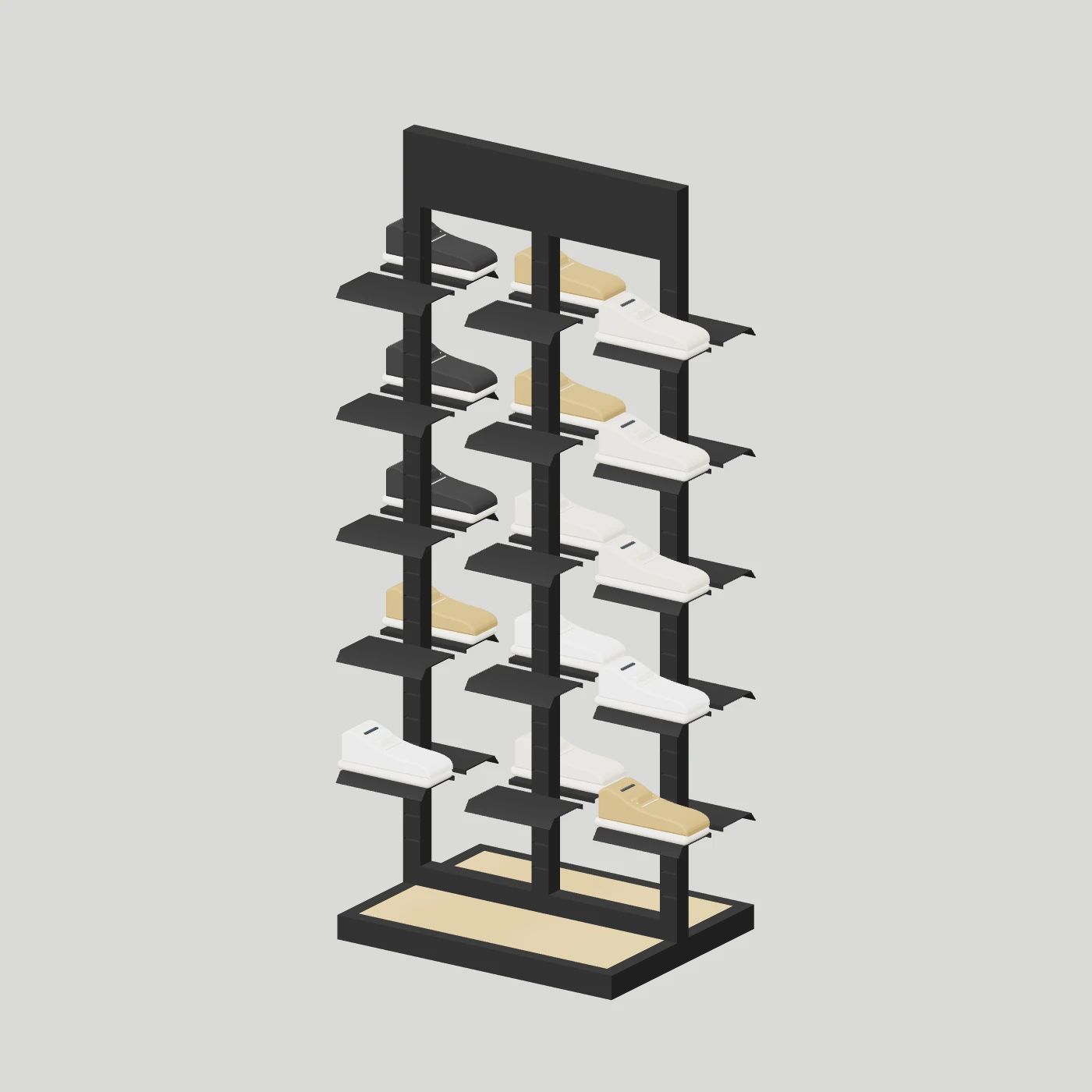 Double-Sided Shoe Island · 800 / H1600 — Footwear collection