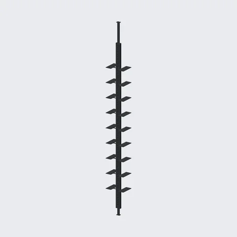 Floor-to-Ceiling Shoe Column