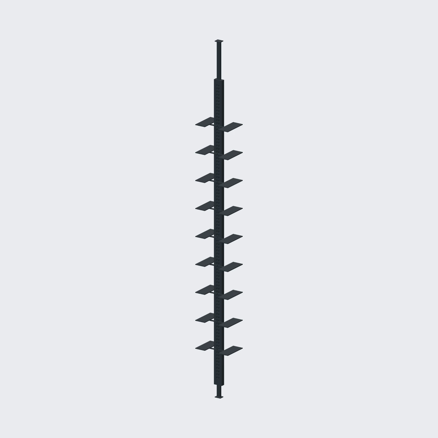 Floor-to-Ceiling Shoe Column