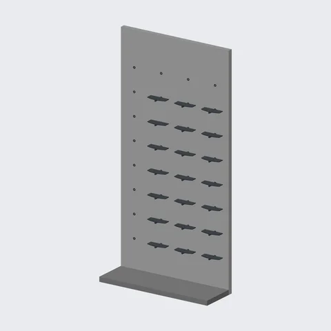 Shoe Display Wall · 1200