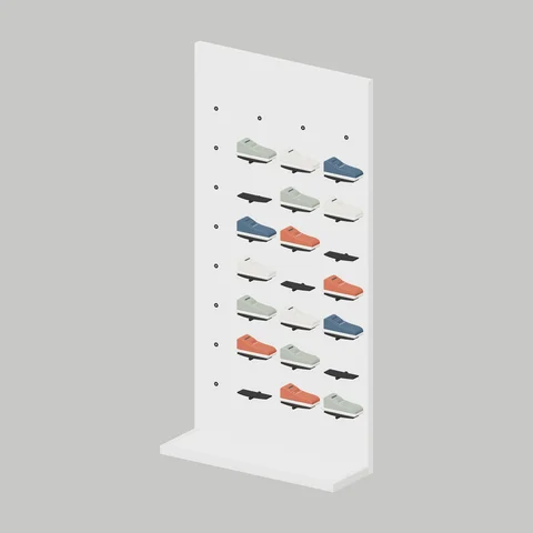 Shoe Display Wall · 1200
