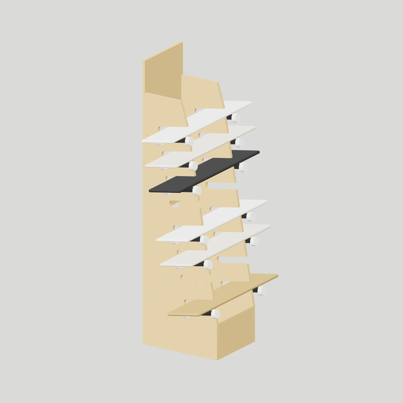 Slotted Skateboard Tower