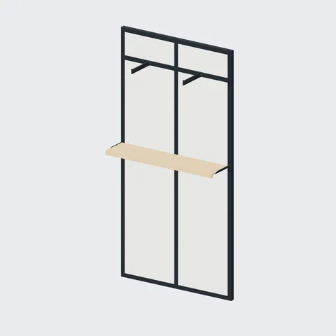 Slim Panel Wall Bay · 1200