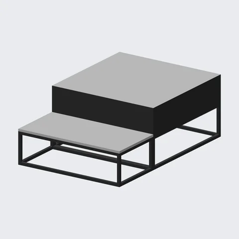 Stepped Mannequin Platform Set
