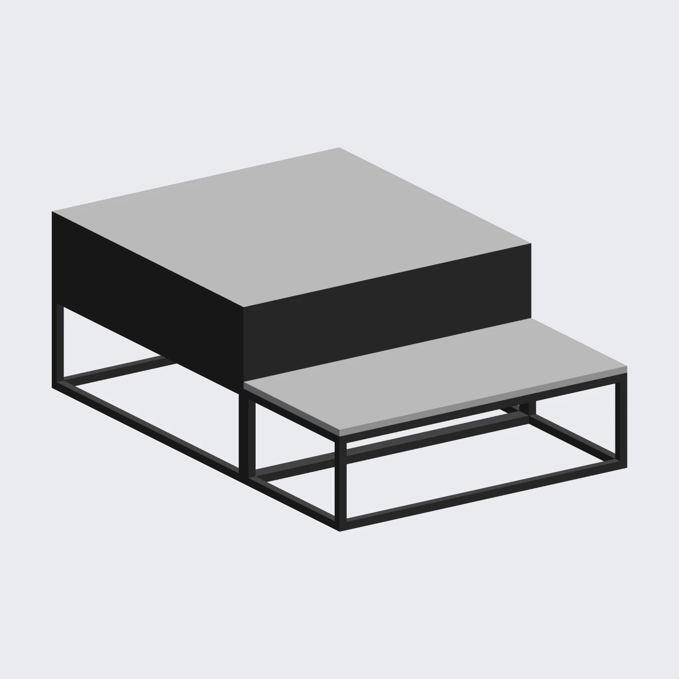 Stepped Mannequin Platform Set — alternate angle