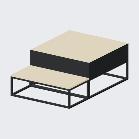 Stepped Mannequin Platform Set