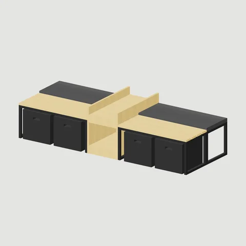 Storage Display Table Set