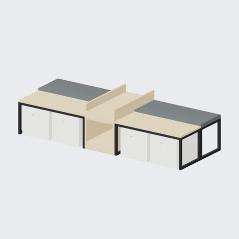 Storage Display Table Set