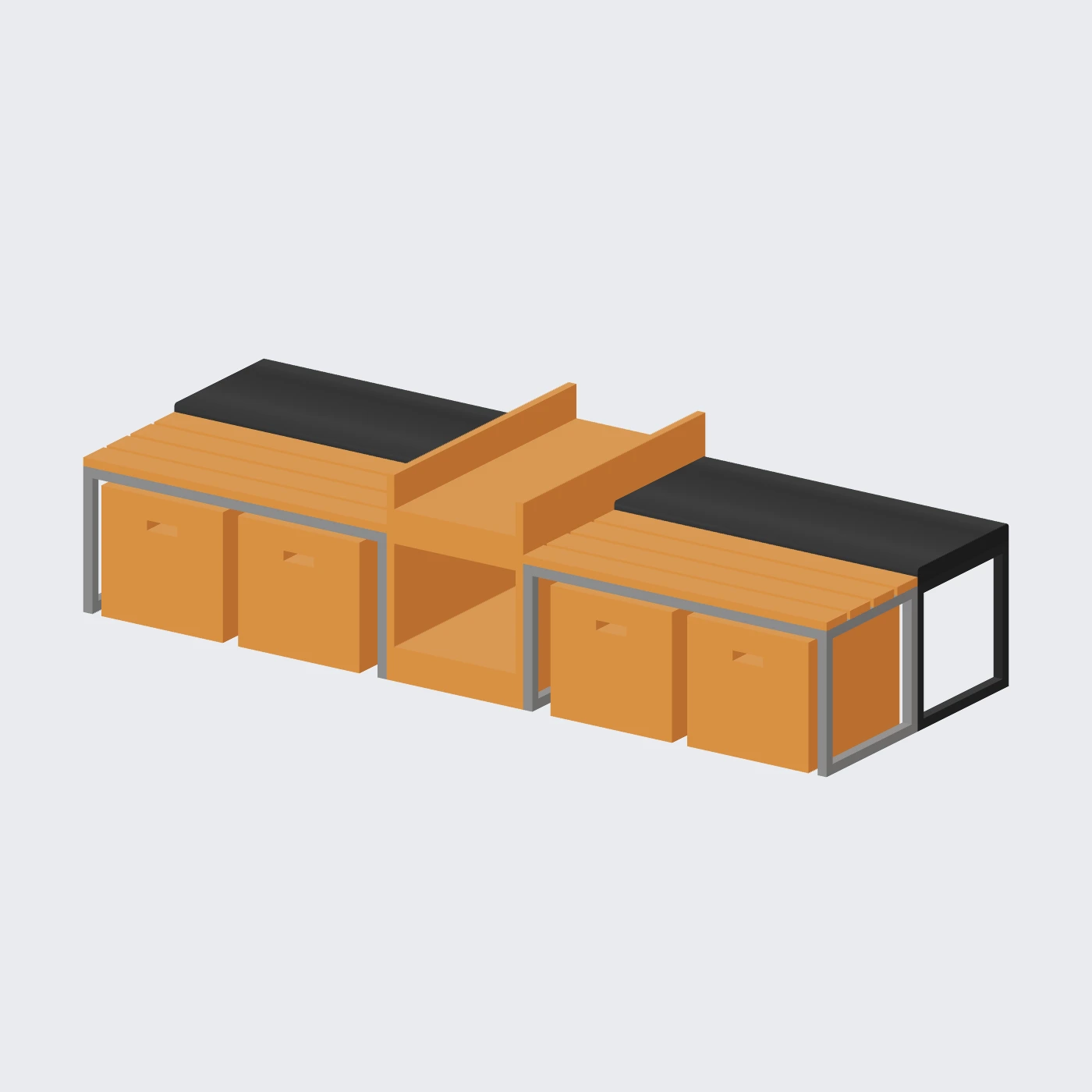 Storage Display Table Set