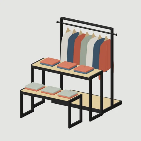 Rail & Nesting Table Set